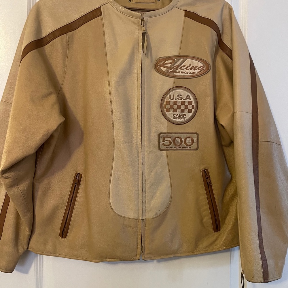 ❌❌Throwback Racer Leather jacket❌❌ - Picture 5 of 6